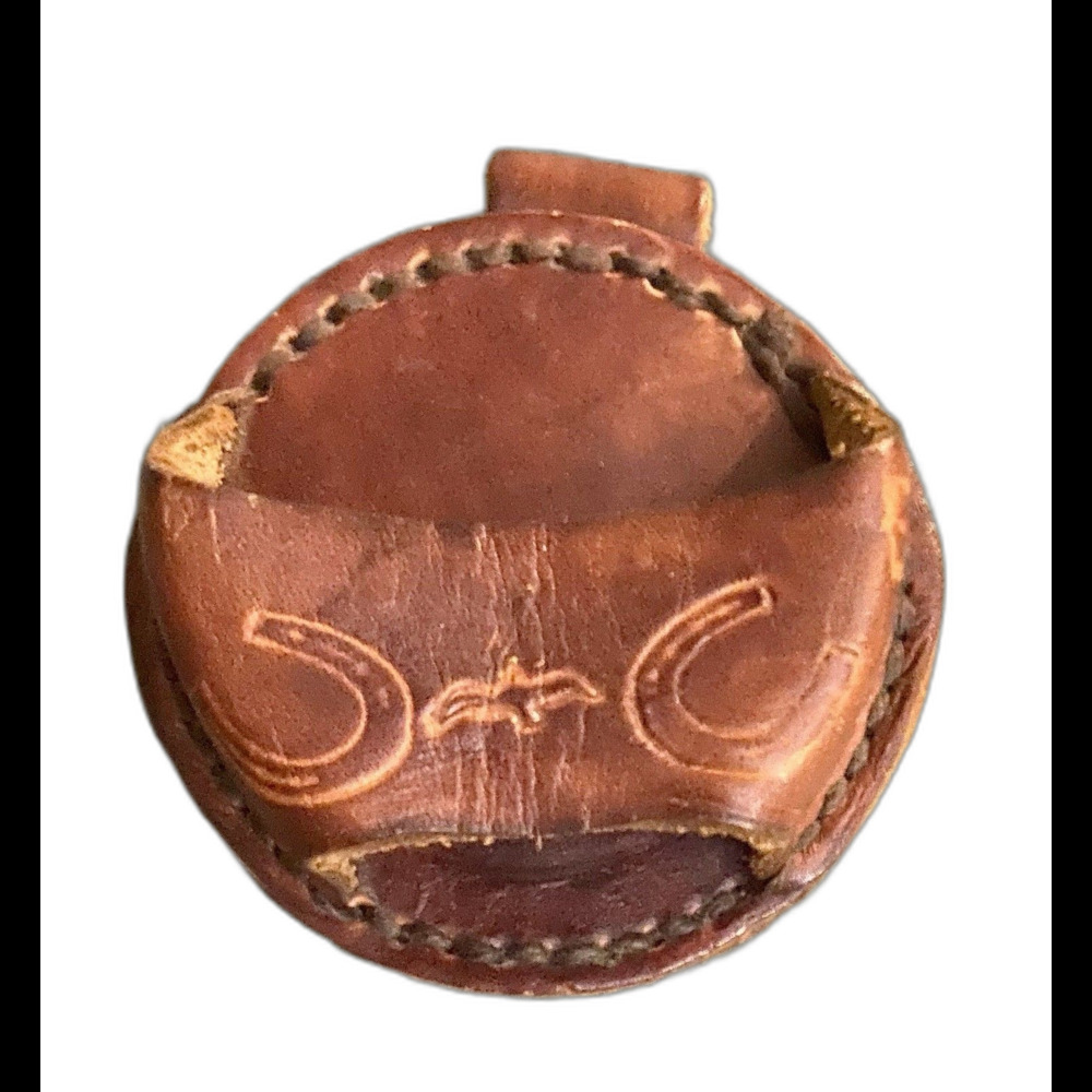 Handmade Leather Snuff  Skoal Chew Tobacco Pouch Holder